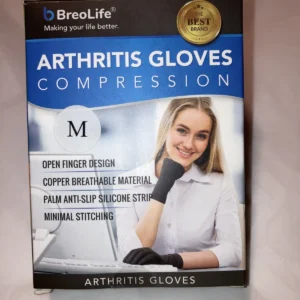 BreoLife Arthritis Gloves Compression Medium (New Opened Box)