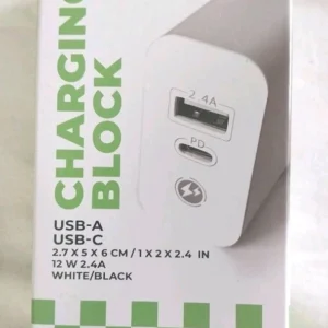 Charging block USBA & USBC