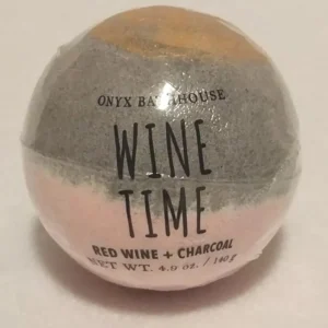 Onyx Bathhouse Wine Time Fizzy Bath Bomb