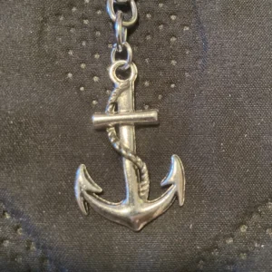 Cross Anchor Keychain