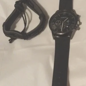 Geneva-Watch-⌚️Black-On-Black