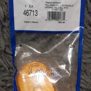 Grote-46713-Clearance-Marker-Yellow-Snglbulb-Oval-Class-A