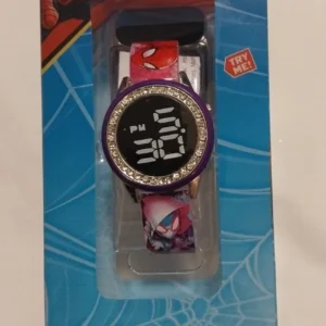 Marvel-Spiderman-Led-Watch-With-Rhinestones
