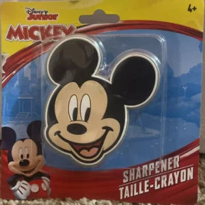 Mickey Mouse Peachtree Playthings Character Pencil Crayon Sharpener
