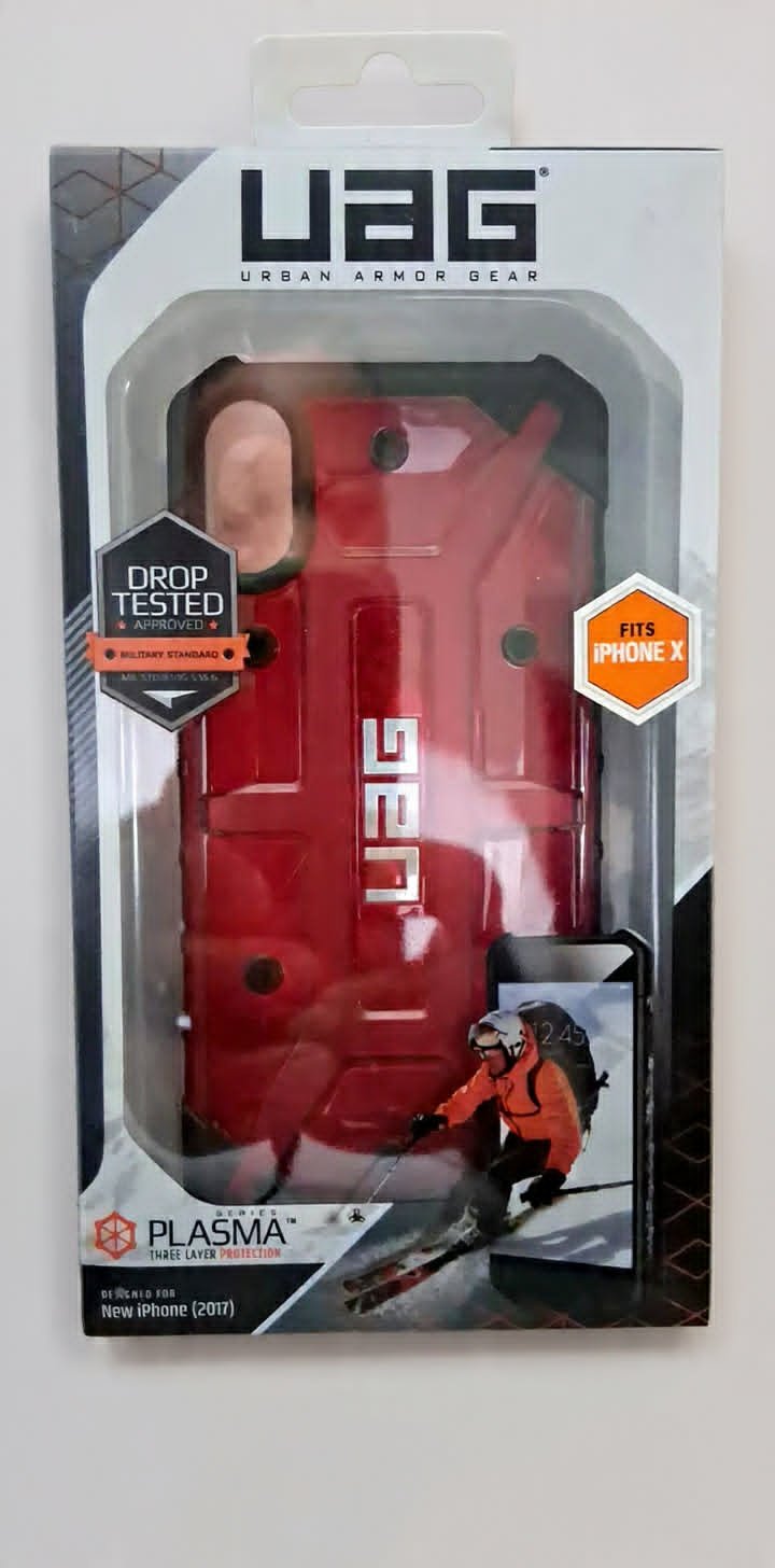 UAG Urban Armor Gear Plasma Series Case for New iPhone X (2017)-Red - Image 3