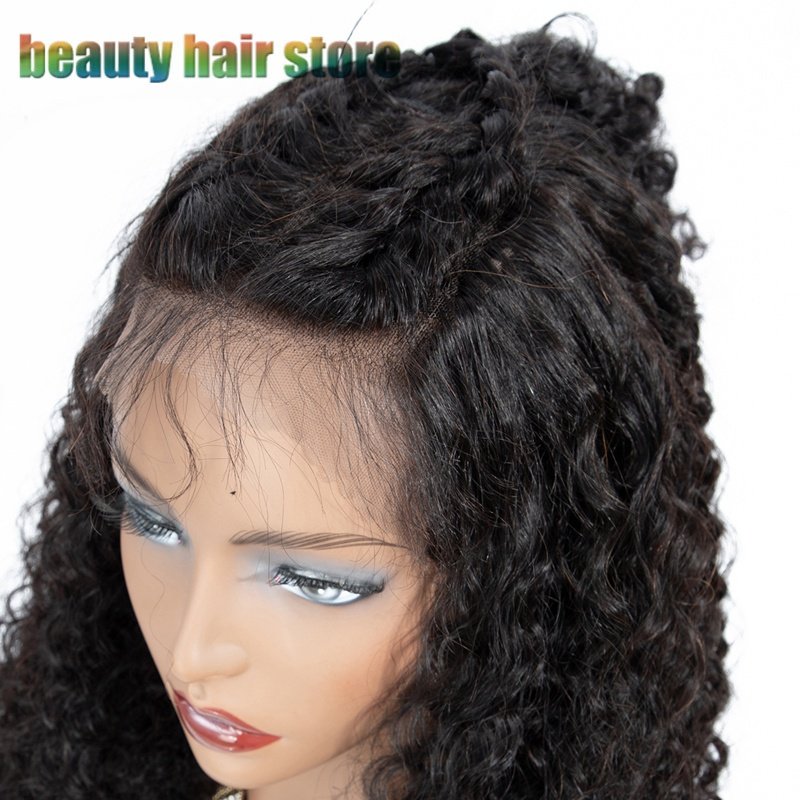 Brazilian Kinky Curly Human Hair Lace Wig - Image 3