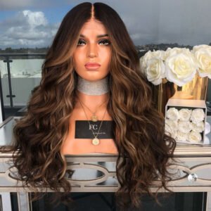 Long brown Fashion Wig