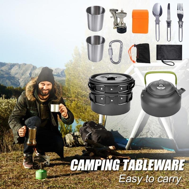 Camping Outdoor Cooking Set - Image 2