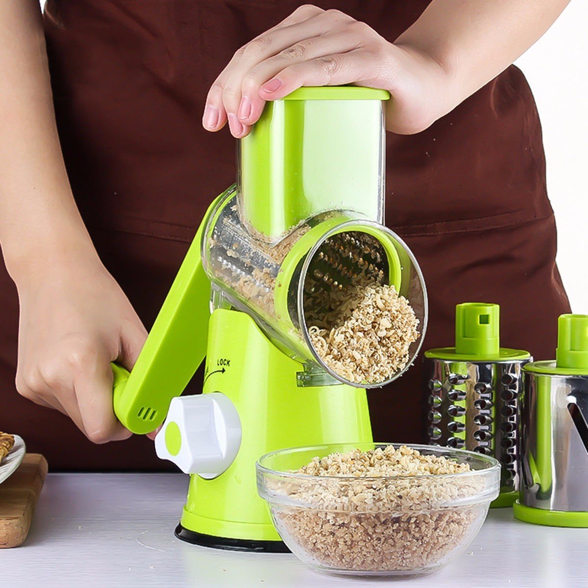 Round Mandoline Grater/Slicer - Image 5
