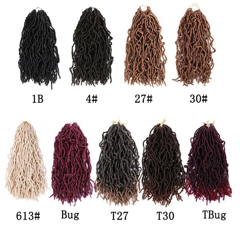 Earthworm Crochet Chemical Fiber Wig NuLocs Braiding Hair Dreadlocks - Image 9