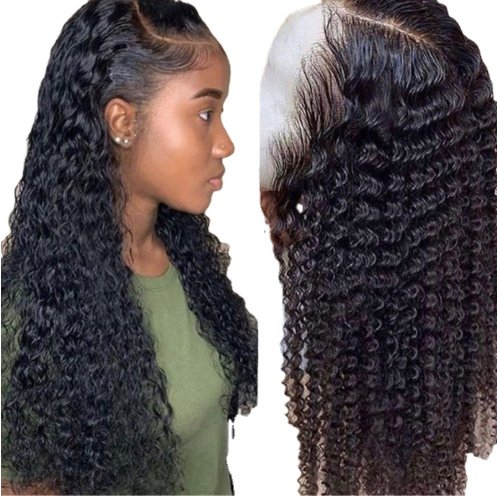 Brazilian Kinky Curly Human Hair Lace Wig - Image 9
