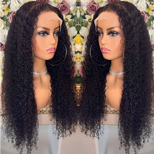 Brazilian Kinky Curly Human Hair Lace Wig - Image 2