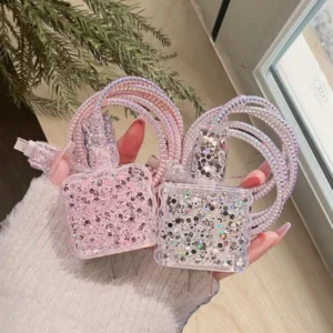 Glitter Charger Protective Case W/ 20W Data Cable