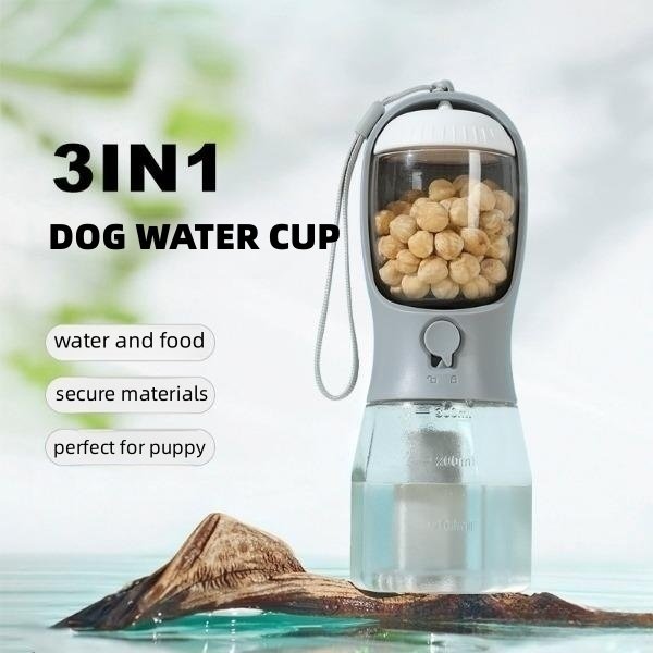 Three-in-one Portable Small Multi-functional Pet Cups - Image 3