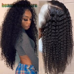 Brazilian Kinky Curly Human Hair Lace Wig