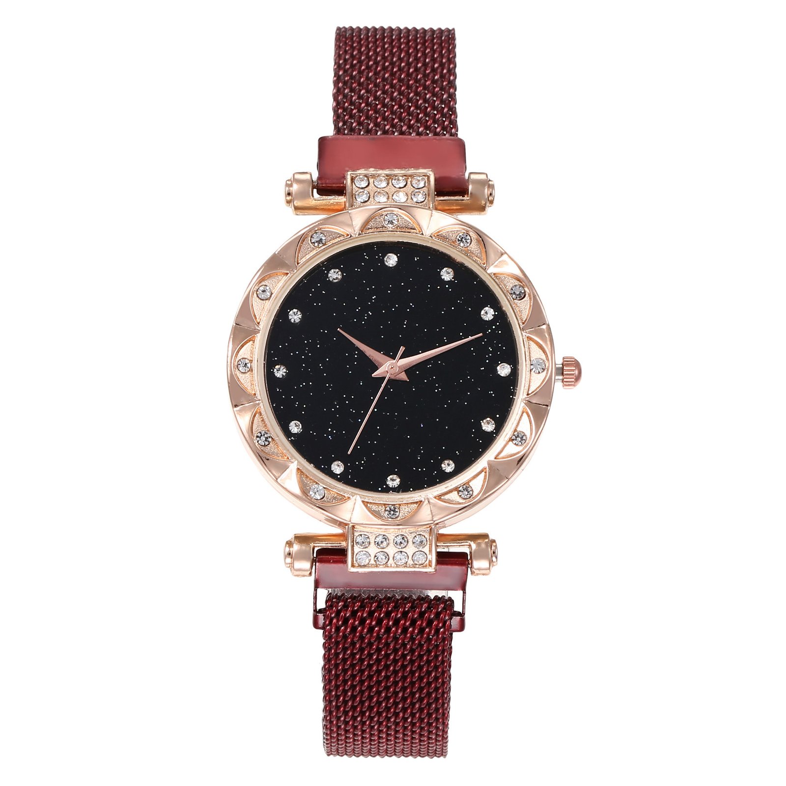 Magnetic Strap Set Womens Quartz Wristwatch - Image 2
