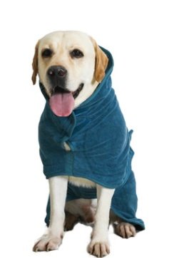 Absorbent Pet Bathrobe With Waist-wrapped Microfiber - Image 3