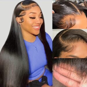 Natural Straight Human Hair HD Lace Wigs