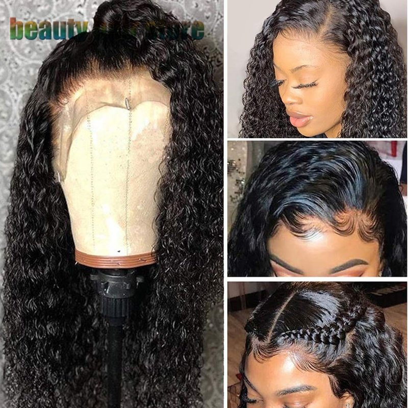 Brazilian Kinky Curly Human Hair Lace Wig - Image 7